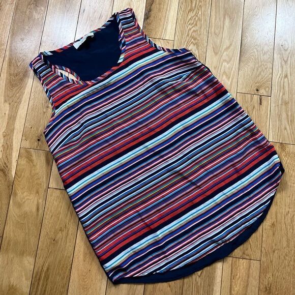 Olive & Oak Striped Tank Size Small - Picture 1 of 4